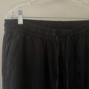 NWT Old Navy black wide leg petite linden blend pants